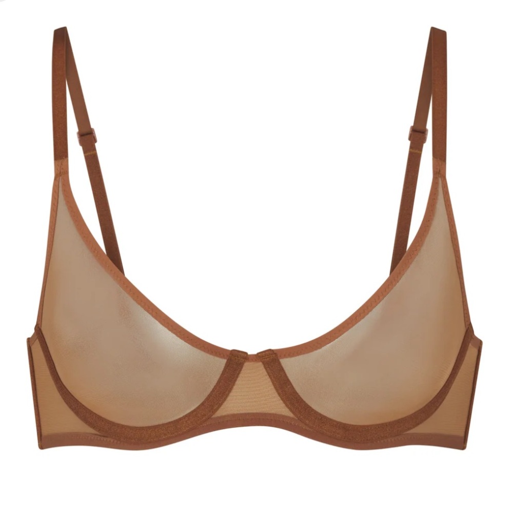 Skims Ultra Fine Mesh Scoop Bra
